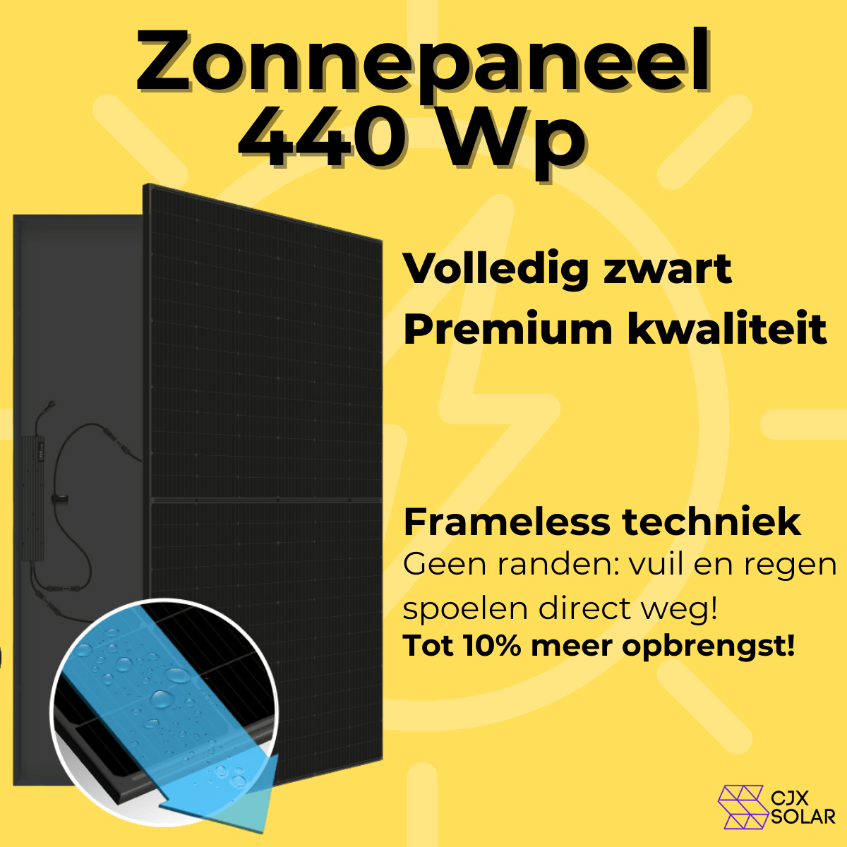 CJX Solar – Plug & Play Zonnepanelen met stekker - CJX Solar
