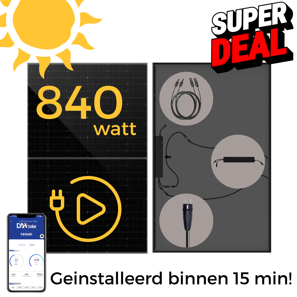 CJX Solar – Plug & Play Zonnepanelen met stekker (Copy)