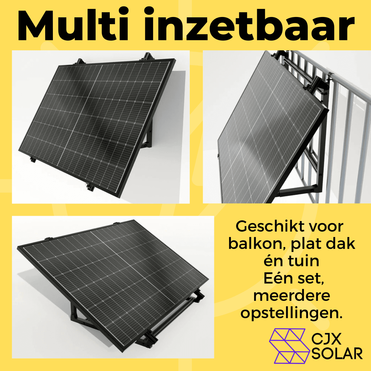 Easy Pop-Up Montage Set (2 stuks) – Voor Plug & Play Zonnepanelen