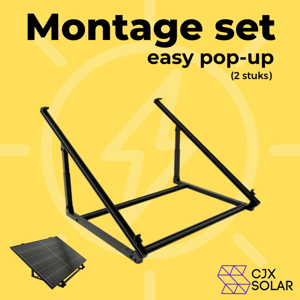 Easy Pop-Up Montage Set (2 stuks) – Voor Plug & Play Zonnepanelen