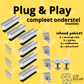 CJX Solar staaldak montage set ( voor plug & play set ) - CJX Solar